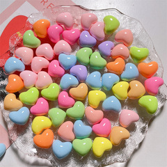 DIY Cream Adhesive Macaron 3D Heart Hair Accessory Fake Hair Clip Sticker Handmade Self-Made Pendant Resin Accessory