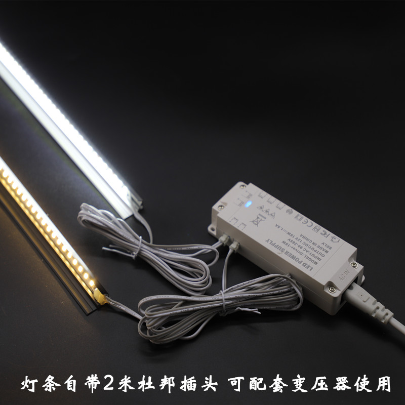 L7LED 캐비닛 램프 오픈 마운트 비스듬한 45 도 라이트 바 12V 라미네이트 램프 24V 캐비닛 디스플레이 캐비닛 램프 옷장 유도를 설정할 수 있습니다.