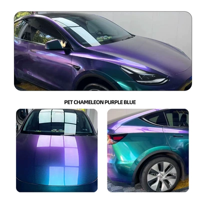 Axxpel Car Pet Chameleon Purple Auto Color Change Film