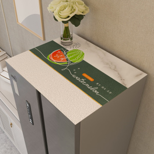 Refrigerator Top Dust-proof Mat Cover Cloth Light Luxury Wholesale Oil-proof Waterproof Simple Washing Machine Cover Mat Bedside Table Cover Mat