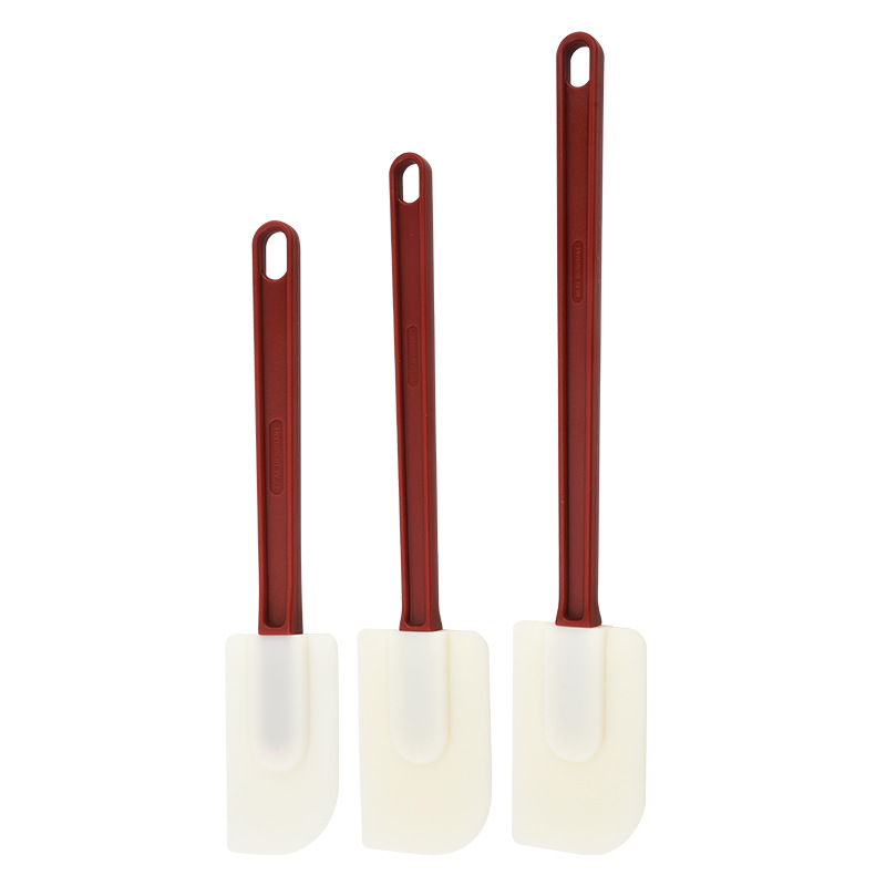 In-Stock Plastic Handle Silicone Spatula Baking Tools Butter Spatula Silicone Spatula Set T-Shovel Set