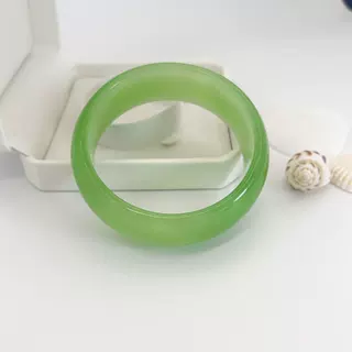 猫眼石手镯高级感女孔蓝冰冰蓝手链小红书款渐变玻璃手饰品批发