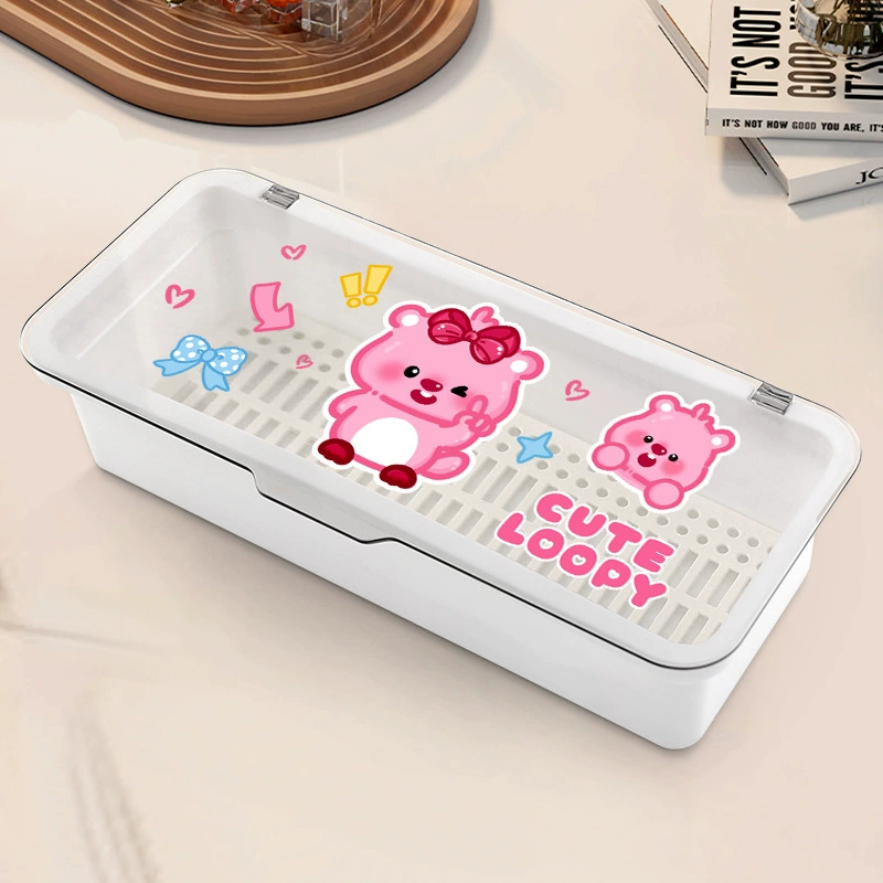 Chopsticks, dustproof drying rack for home use, tableware, handheld plastic storage system