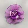 Shiffon hair band handmade, hair accessory contains rose flower-shaped, thin weaving, flowered