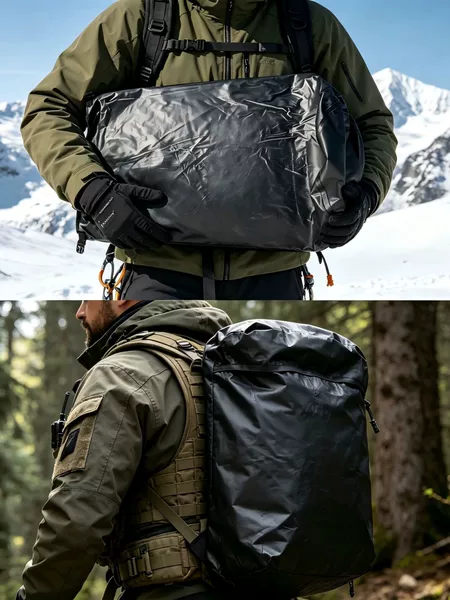 Cross-Border Direct Sales from Manufacturers: Waterproof Outdoor Backpack, Large Capacity, Thickened, Wear-Resistant, Moisture-Proof, for Camping and Mountaineering