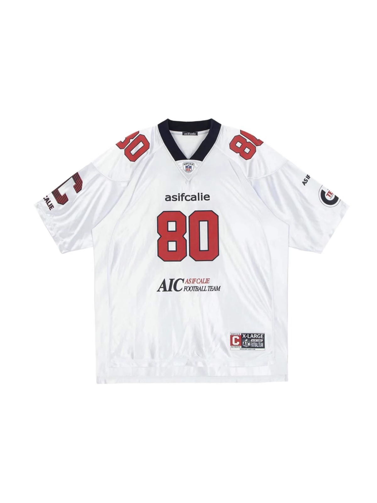 2026 New Versatile Niche American Style Printed Loose Short Sleeve Jersey Street Sports Casual T-Shirt For Men_viptrois.com