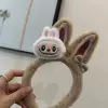 5976 Rabbit ears hairband-Coffee color