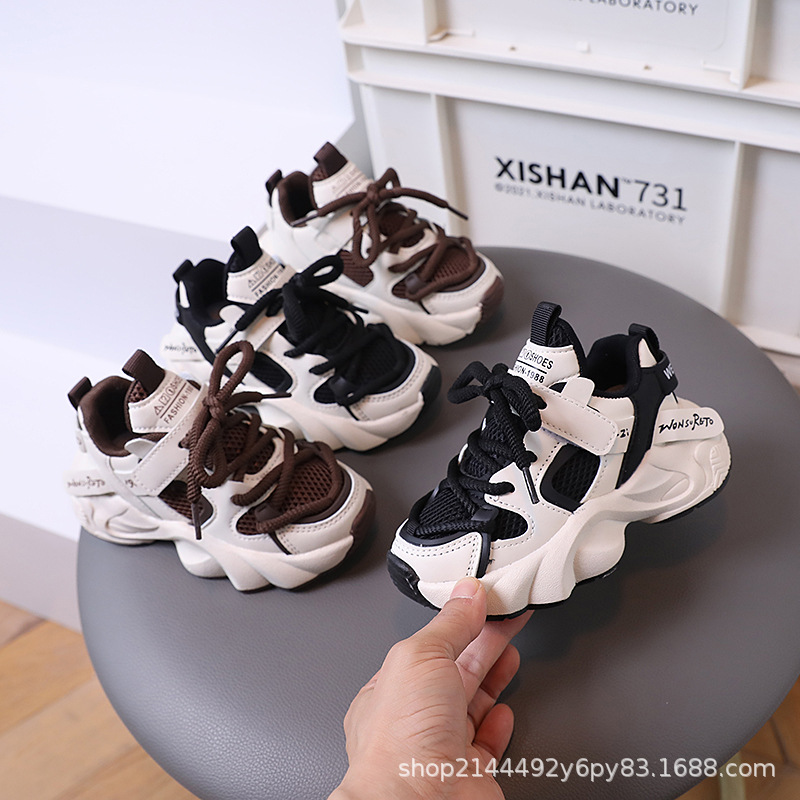 Baby Girl Sneakers 2025 Spring & Fall New Kidsren's Shoes Boys Casual Shoes Spring Street Dad Shoes