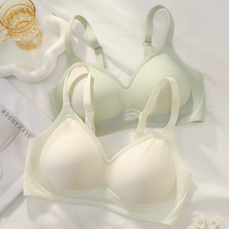 Comics, underwear, push up bra, supporting summer thin wireless bra