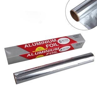 Thickened Aluminum Foil Tin Foil Oven Air Fryer Household Large Roll High Temperature Resistant Barbecue Baking Special