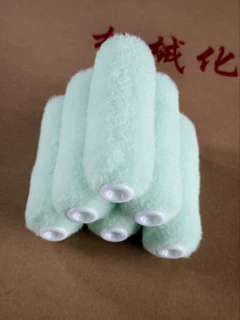 4寸小羊皮滚乳胶漆艺术涂料蛋壳橘皮专用丝光肌理工具纹理刷墙