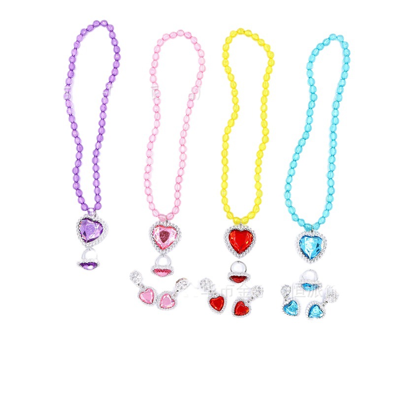 Necklace and earrings