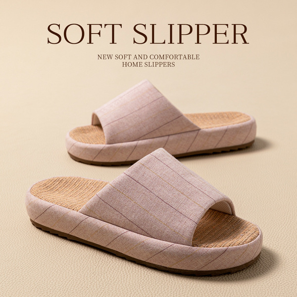 Indoor men's slippers all-season