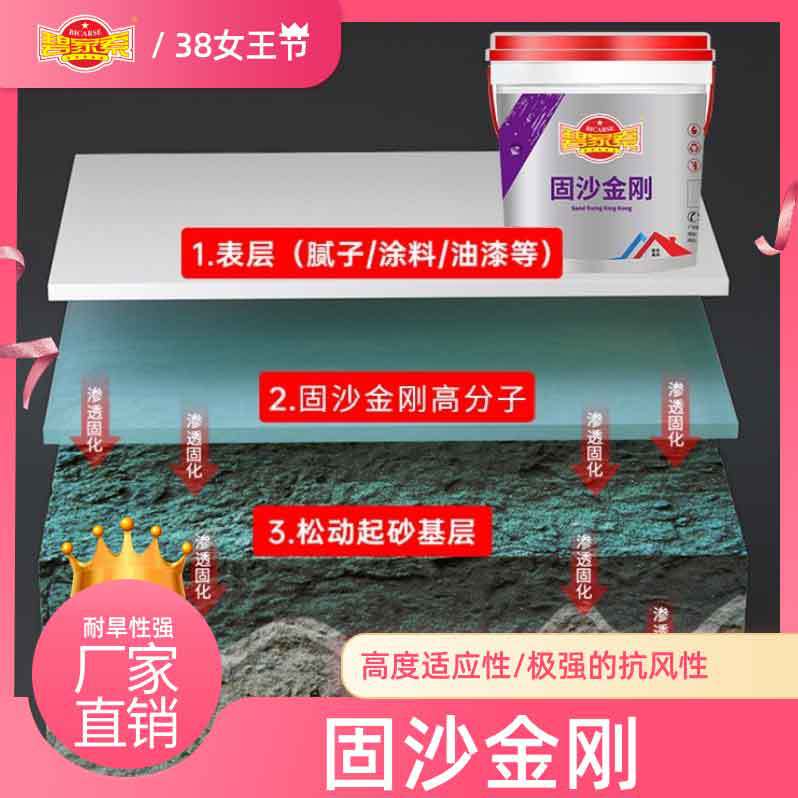 碧家索固沙界面剂沙漠生态保护水泥地面起沙处理墙面抗碱防水补漏