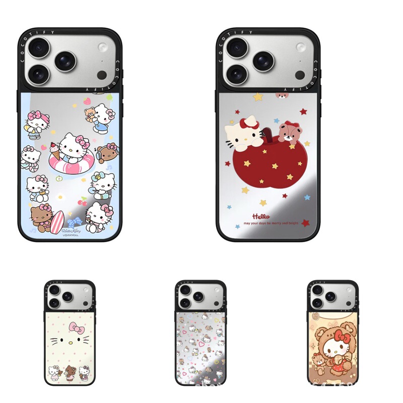 Summer Party Doll Hello Kitty C Family Magsafe Magnetic Case Suitable for iPhone Apple 17 Pro Max Summer Party Doll Hello Kitty C Family Magsafe Magnetic Case Suitable for iPhone Apple 17 Pro Max