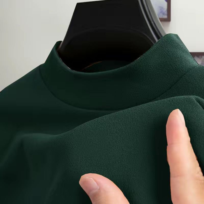 긴팔 무지 다크그린[벨벳]