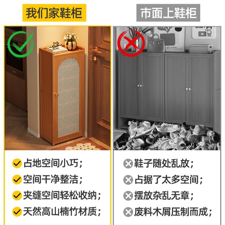 Puerta de entrada al pasillo del zapatero estrecho en la puerta del hogar