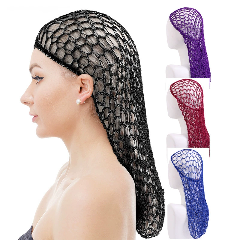 Трансграничная популярная сетка для ухода за длинными волосами карамельного цвета, карманная накладка на голову JDW-32A