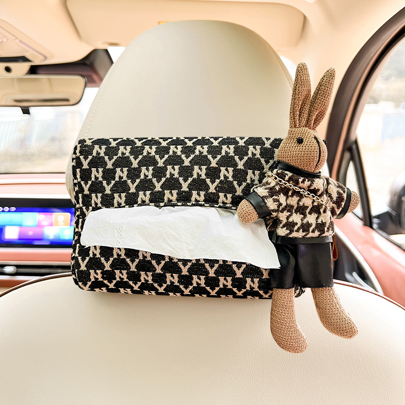 [Productos de punta] Bolsa de papel de dibujo para coche, caja de reposabrazos para mujer, bolsa de papel, caja de dibujo para coche colgante, decoración de caja de dibujo para coche image 36