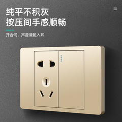 International Electrotechnical Commission Home Switches and Plugs Panel Multi-Port 15-Outlet 15-Hole 6-Hole Six-Hole 9-Hole Socket