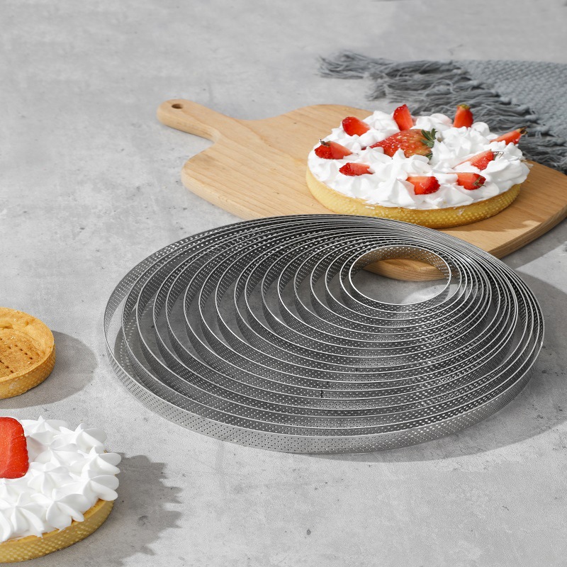 French baking 304 tower ring stainless steel circular fruit tart…