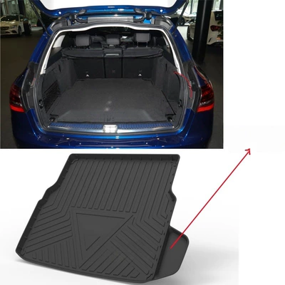 Right-Hand Drive Mercedes-Benz C-Class: Universal Foot Pad - model-with-ears-on-the-right-side-c-class-travel-edition-mercedes-benz-s205-trunk-mat-14-21-models-full-tpe-special-car-dedicated