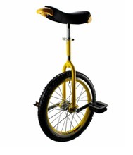 双层特厚铝圈儿童独轮车成人竞技车 单轮自行车健身杂技