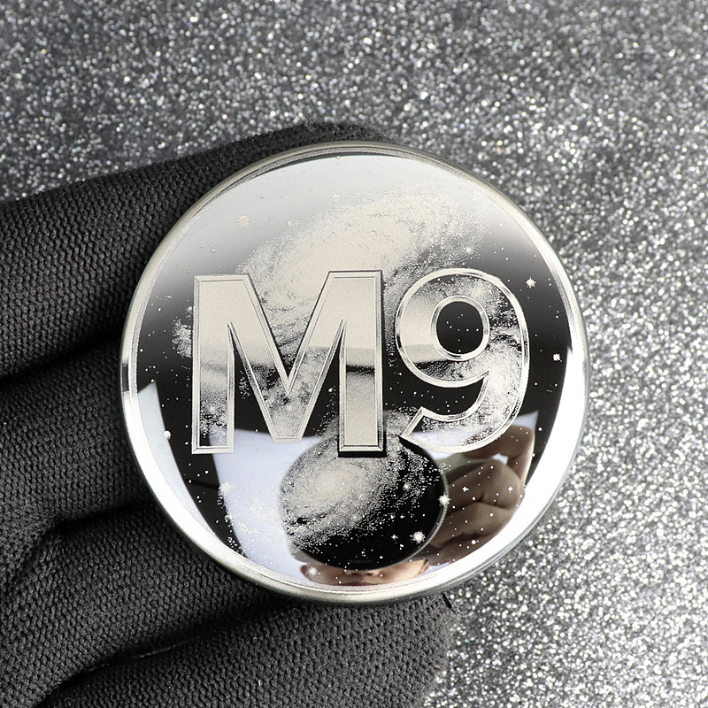 Geely Galaxy M9 Hub Cap Car Sticker Exterior Modification Decorative Sticker Galaxy Design Blackened Creative Metal Logo