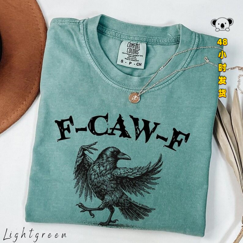 L 55399 Crow Dance Print Sweater Crow print sweatshirt