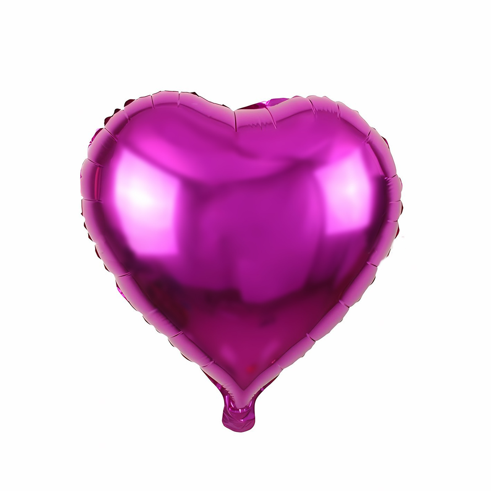 Transfronterizo de 18 pulgadas amor luz versión color sólido oro plata fiesta de cumpleaños decoración papel de aluminio globo de aluminio al por mayor