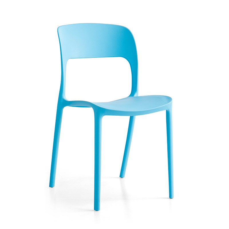 Silla de Comedor con Respaldo de PP para Uso Doméstico, Actividades al Aire Libre, Soporte para Proyectos, Silla de Entrenamiento, Silla de Plástico de Foshan, Diseñada Especialmente para un Estilo Simple y Moderno.