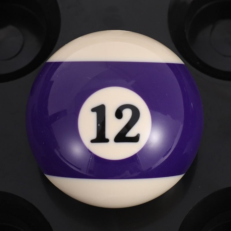 A high-quality A-grade ordinary middle eight table ball (5.7CM) - No. 12