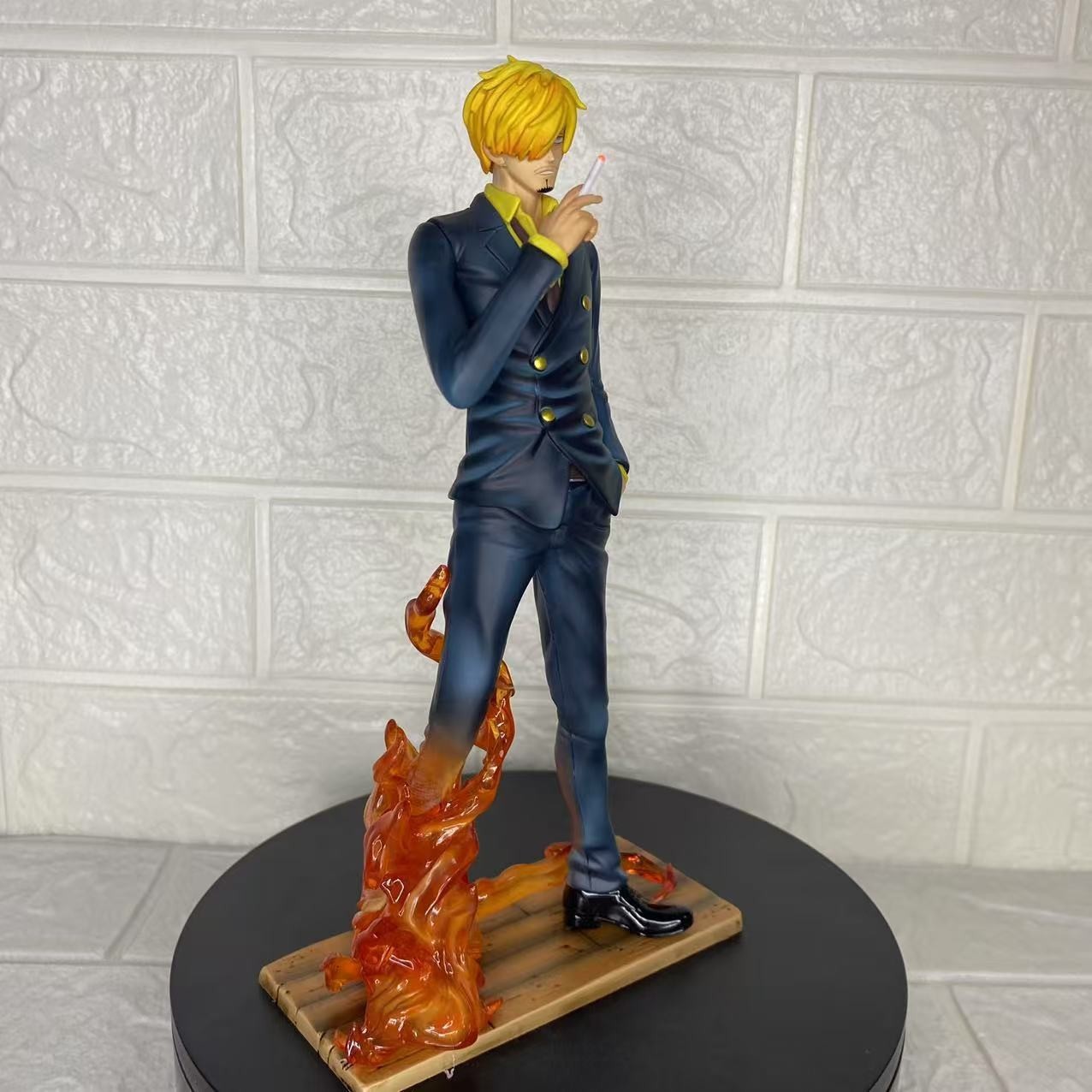 One Piece Demon Sanji JT066 Resonance Line JT C2 Flame Sanji Boxed Handicraft Figure Anime Model Desktop Decor Collect Ornament – Detail 4