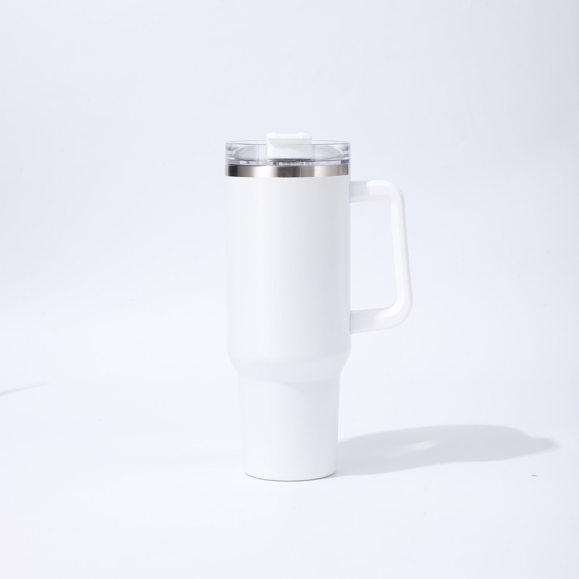 Isolierte Trinkflasche Mit Henkel Und Strohhalm Für Unterwegs_voghion.com