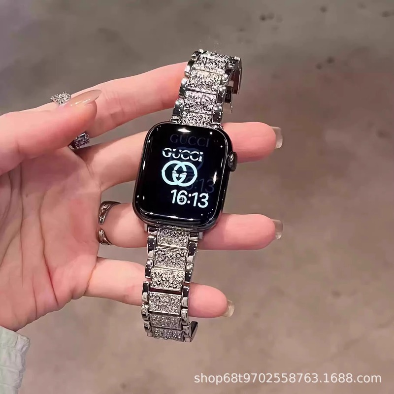 華為fit4バンド華為watchfit4Pro金属満ドリル腕バンド満天星腕時計バンド|undefined