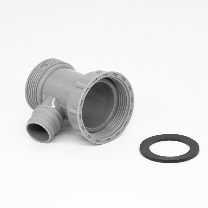 Kitchen sink overflow three-way and four-way accessories sink single sink drain 45mm stainless steel dish basin joint