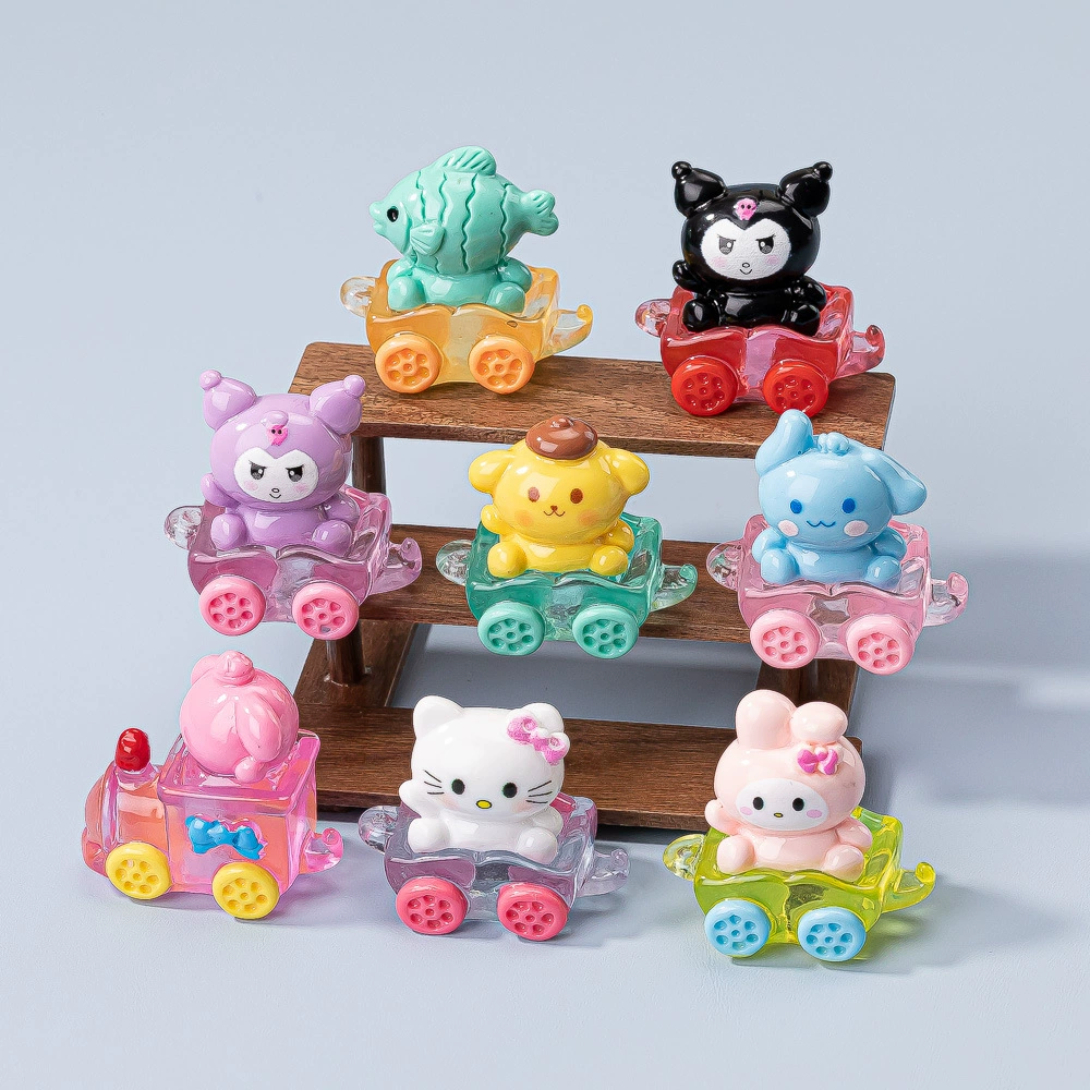 Creative cartoon train, accessory with accessories, toy, DIY
