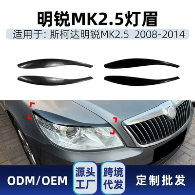 Lamp eyebrow Octavia MK2.5, special front