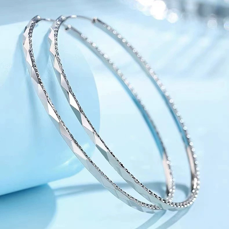 Серебряный браслет, модные трендовые серьги, продажа от фабрики