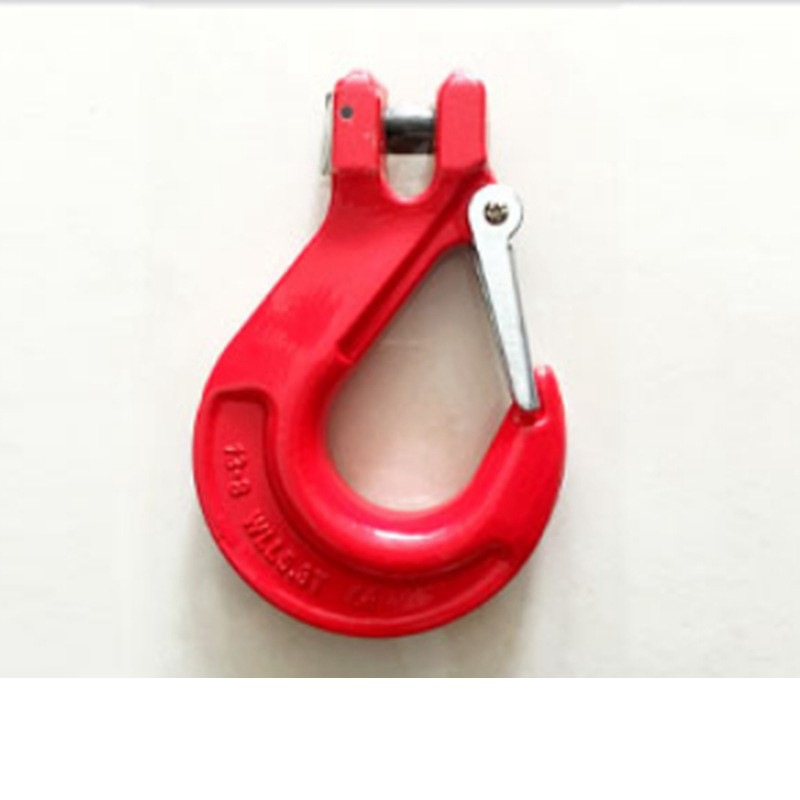 神力羊角吊钩合金钢锻造起重吊装货钩 羊角大开口钩 吊索具钢管钩