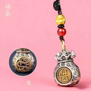 新款中式合金十二生肖转转钥匙扣挂件工艺品金属配件男女礼物批发