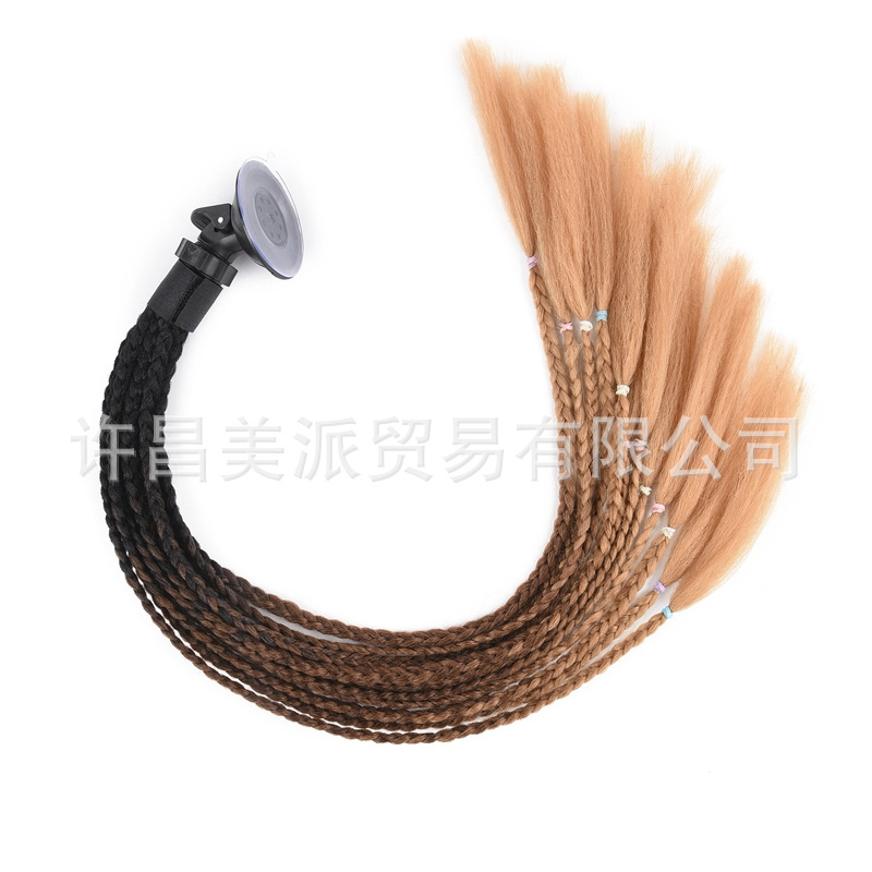 Casco sucio trenza casco decoración casco accesorios eres hambriento Meituan llevar jinete trenza