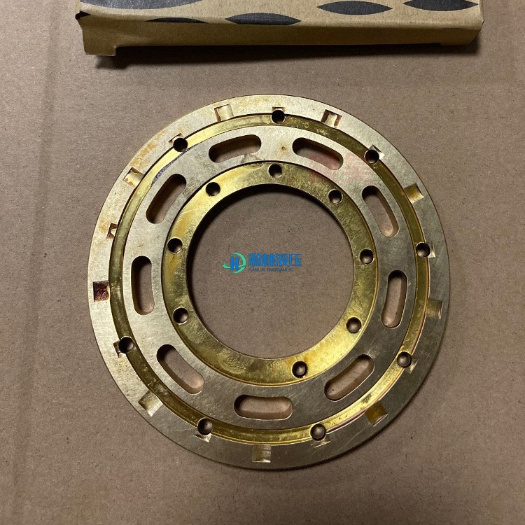 挖掘机液压泵配件PV20衬板有齿配油盘 挖机配件PV20衬板