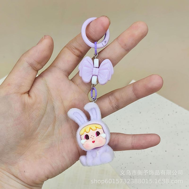 植毛樹脂泣いている赤ちゃん立体キーホルダーペンダントかわいいバッグアクセサリー人形ペンダントペンダントキーホルダー卸売|undefined