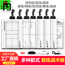 悦莹篮球战术板足球教练板棒球计分板匹克球计分板网球羽毛球战术