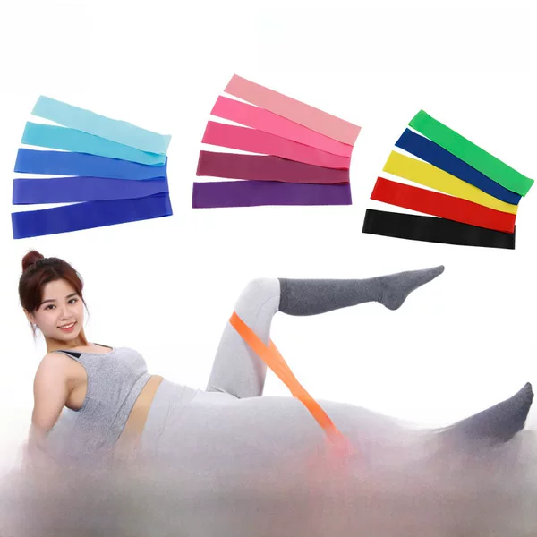 Multi-Functional Yoga Latex Elastic Ring Elastic Band Fitness Resistance Band Beautiful Buttocks Squat Resistance Ring