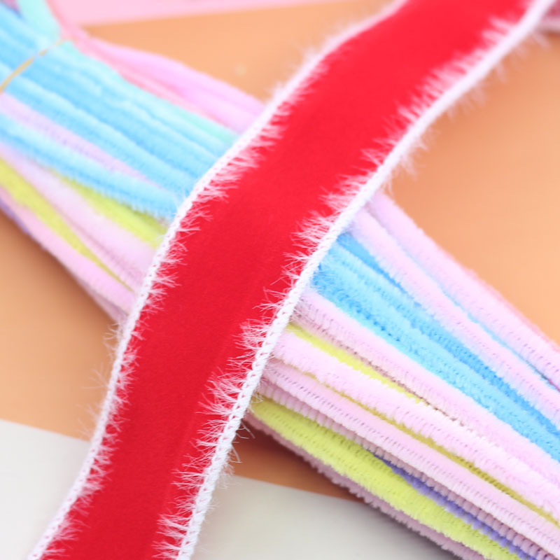 4 cm white edge flocking tape one meter