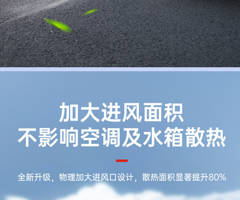 Suitable for Tesla Model 3/Y, this is a detachable, all-in-one insect screen and car modification accessory, serving as a protective cover for the front grille