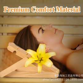 亚马逊热销桑拿房可调节收纳枕头桑拿靠背专用两档可调节桑拿枕头