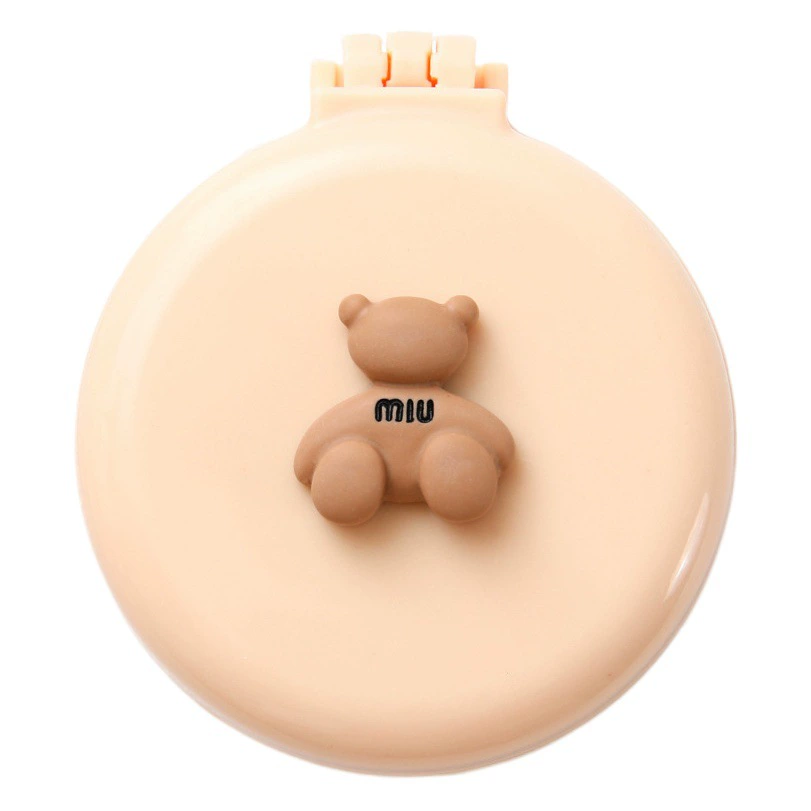 Милый мультфильм Складная Расческа подушки безопасности Женская портативная мини-расческа на воздушной подушке Массажная расческа зеркальная Встроенная небольшая расческа оптом